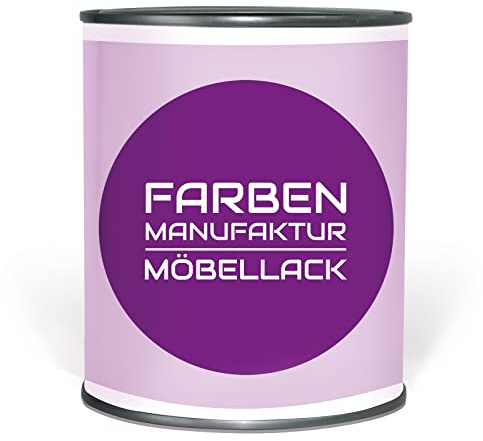 Farben Manufaktur Möbelfarbe Möbellack Holzfarbe Holzlack Shabby Chic Vintage Antik Holz RAL 1L, Farbe: ca. RAL 2004 Reinorange