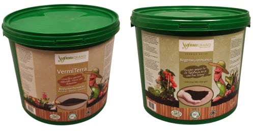 5 Liter Wurmhumus + 5 Liter VermiTerra (Wurmkompost vermischt mit Terra Preta)