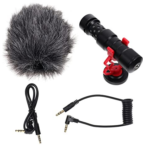 RAKUTE 1pc Phone Equipment for Camera DSLR Desktop Mini Gaming Stand Windscreen Video Microphone Meeting Deadcat Professional Noise-Cancelling Tool and with Smartphone Supply Digital Brackets