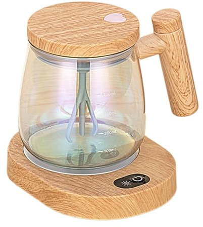 Tasse À Café Auto-remuante Maison, Tasse De Mélange À Couvercle Bureau, Tasse De Mélange Électrique À Grande Vitesse avec Couvercle | Tasse Auto-remuante avec Base, Tasse À Café Rechargeable pour P