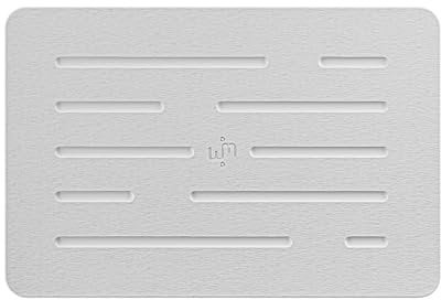 Wim Spa [L'original depuis 2015] Tapis de bain en pierre – Séchage rapide, durable et antidérapant Tapis de bain Stone Plate Stone Plate 60 x 39 cm pour salle de bain, douche, piscine – Pur naturel