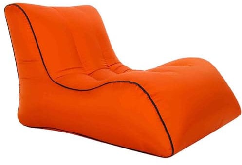 ALSUPEU Wasserdichtes Aufblasbares Nylon-Sofa, Lazy Bag, Outdoor-Camping, Ultraleichter Strandschlafsack, Luftbett, Lounge-Sessel, Sport-Camping-Reisetasche,010,90 * 70 * 65cm