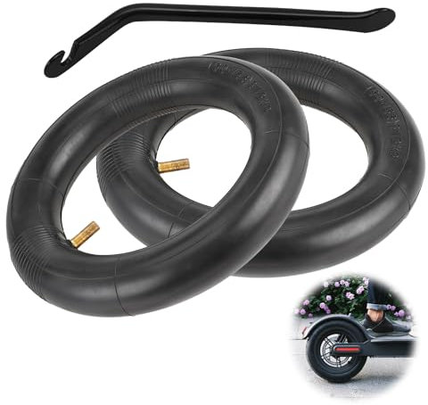 8,5 Zoll E Scooter Verdickter Schlauch 8 1/2 x2 Verdicktes Schlauch E Scooter Reifen für Xiaomi M365/Pro2/Pro/1S/Essential/Soflow so3/so4 pro e Scooter, Doppelte Stärke Scooter Ersatzschlauch, 2 Stück