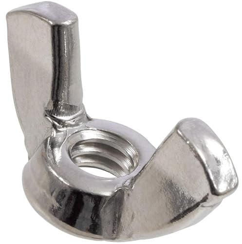 M10 Wing Nuts (Pack of: 2) DIN 315 (American) Zinc Plated DIYUK