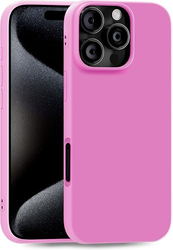 MyGadget Cover compatibile con iPhone 16 Pro Max - Custodia Protettiva in Silicone Morbido – Case TPU Flessibile - Ultra Protezione Antiurto & Antigraffio - Fucsia