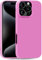 MyGadget Cover compatibile con iPhone 16 Pro Max - Custodia Protettiva in Silicone Morbido – Case TPU Flessibile - Ultra Protezione Antiurto & Antigraffio - Fucsia