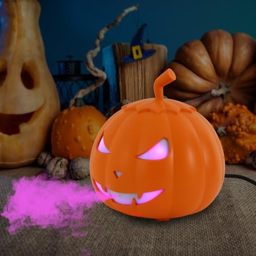 Nebelmaschine 800W mit LED-Licht 12 Farben 3 Modi mit Fernsteuerung für Weihnachten Halloween DJ Party Hochzeitsfeiern Bühnenauftritte