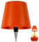 Wireless Bottle Lamp,3 Color Rechargeable Wine Bottle Lights Kit for Liquor Bottles Battery Operated Rechargeable Table Lamp Shade for Restaurant, Home, Bar, Home, Office, Christmas (Orange)