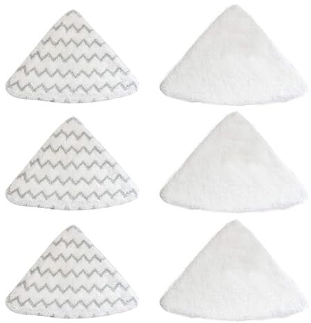 YJMYLTO 6 Pack Steam Mop Replacement Pads Compatible With Bissell Poweredge And Powerforce Lift-Off Steam Mop 2078, 2165 Series