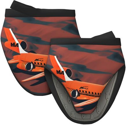 Simpatici guanti da forno Qulable di Natale, guanti da forno in silicone, resistenti al calore, per barbecue, cucina