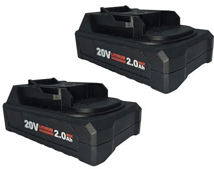 Juego de 2 baterías de 20 V 2,0 Ah para escarificador