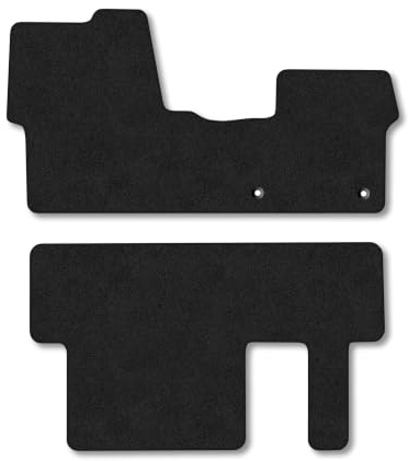 Peugeot Traveller (2016+) Carpet Car Van Mats | Black Edge Trim Tailored Fit Floor Mats Full Coverage Protection Accessories Easy Clean Anti Slip Made in the UK