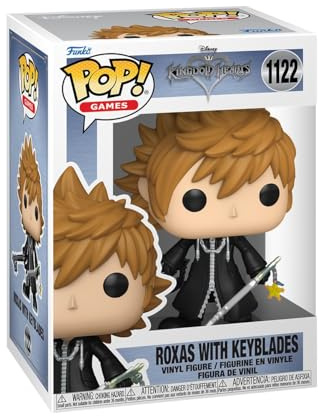 Funko POP! Games: Kingdom Hearts - Roxas with Keyblades | Official Video Games Merch - Collectable Vinyl Figurine for Shelf Display - Birthday Gift Idea for Fans and Collectors