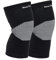 Wonder Care Genouillères en bambou noir pour homme et femme, genouillères de compression pour la course, la gym, le badminton et le sport | Soutien idéal pour soulager la douleur – 1 paire (M)