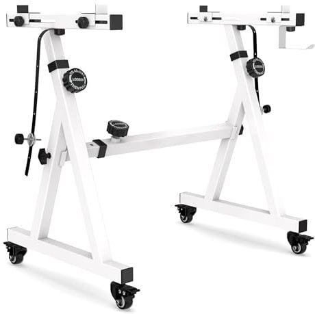 Vhffoso Supporto per tastiera, tastiera per 54-88 tasti, supporto per tastiera, larghezza e altezza regolabile, pieghevole, a forma di Z, supporto per pianoforte, supporto digitale (bianco)