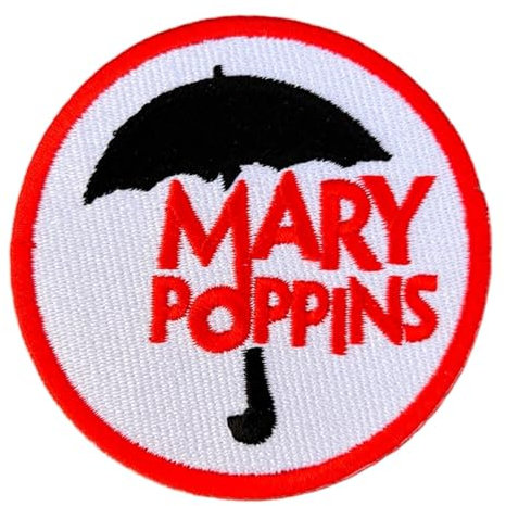 Mary Poppins Patch (3 Inch) Embroidered Iron-on/Sew-on Badge Musical Applique Broadway Emblem DIY Gift Patches