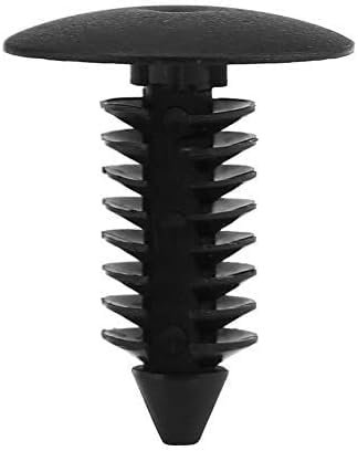 CYSFETENA 100 Stück Universelle Nylon Auto Kotflügel Clips, Kotflügelclips Befestigungsclips für Kfz-Teile mit 7,5 mm Bohrung, Stoßstange Halter für Zierleistenclips
