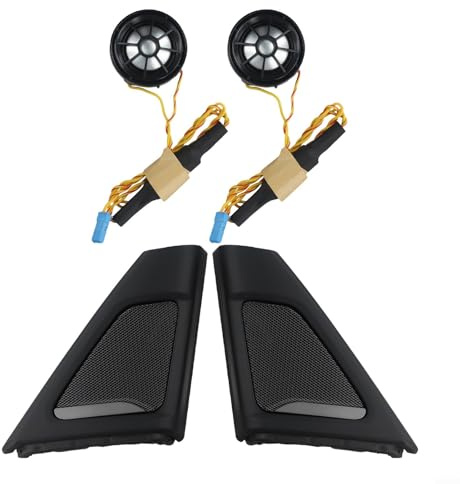 Yuanpgky 5er-Serie F10 F11 Fronttür-Lautsprecher mit A-Säulen-Hochtöner-Abdeckung und hochwertigem Trompeten-Hochtöner für verbessertes In-Car-Entertainment-System