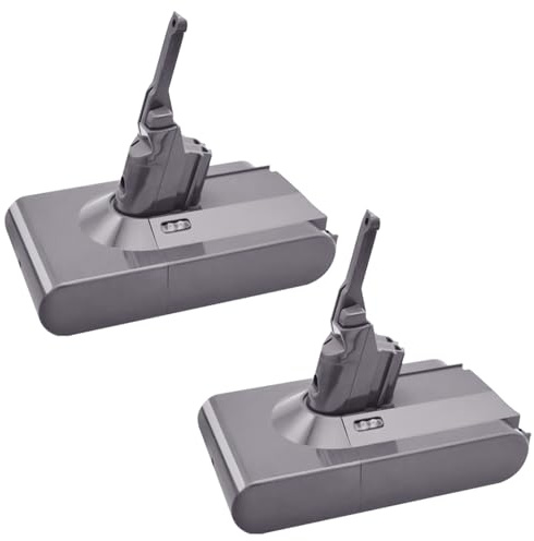 JHKJ Ersatzakku 21,6 V 4000 mAh 3500 mAh 3000 mAh Lithium-Akku 21,6 V Staubsauger-Akkus Kehrmaschinen-Akkus für V8 SV10 für 25 W – 105 W Motor-Kit mit BMS,21.6v2200mah 2pack