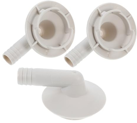 COHEALI 3pcs Air Conditioner Drain Hose Elbow Fitting 40mm Drain Pipe Adapter Replacement Parts for Outdoor Unit Condensate Drainage Accessories