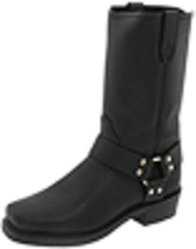 Dingo mens Dean Harness Pull on western boots, Black, 9.5 US