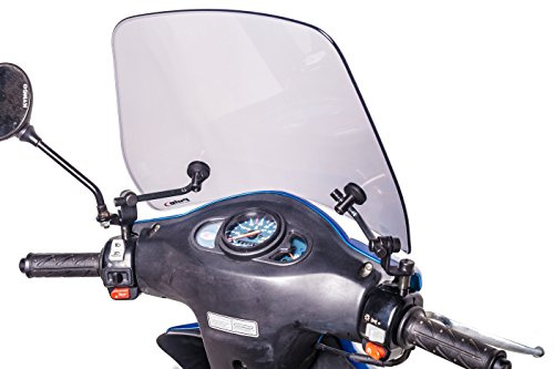 Puig 5671H Windschutzscheibe Traffic Kymco Agility 09 -13 Transparent / Rauchgrau