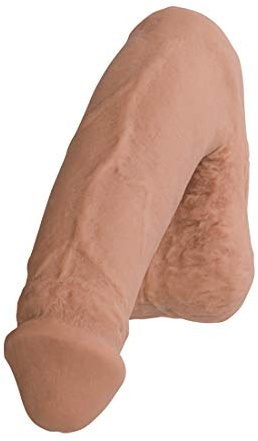 Doc Johnson - Pack It - Prosthetic Flaccid Penis - Realistic Size and Feel - Heavy (200 g)- Caramel