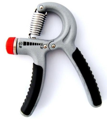BAY Handgriffe EINSTELLBAR 10-40 kg Hand Grifftrainer Stück Expander Federgriff Handmuskeltrainer Federgriffhantel Handgrip Hand Grip Gripper Spiralgriff Fingerhantel Unterarmtrainer Fitness Handmuskeltrainer Handtrainer Finger Hantel Hand Trainer verstellbar regulierbar