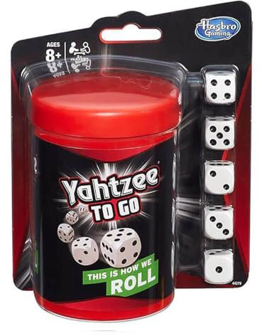 Hasbro Yahtzee to Go Travel Game 2014