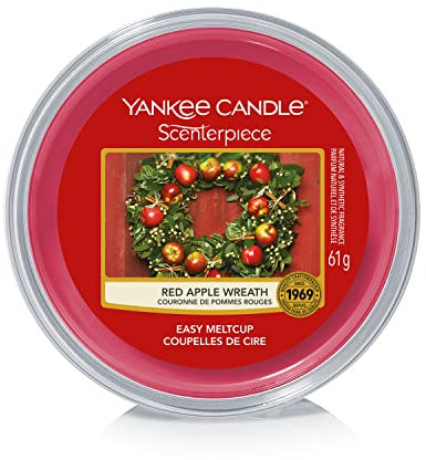 Yankee Candle Red Apple Wreath Scenterpiece Melt Cups, Red