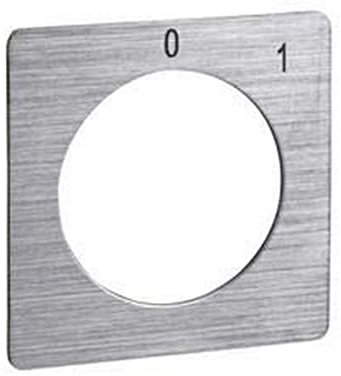 Schneider kz19041 Denominación Cartel para nocke Interruptor 0, 1, 45 x 45 mm
