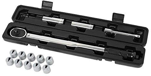 Milenco Caravan Rad Drehmomentschlüssel Sicherheit Set + 20 Radmutter Indikatoren