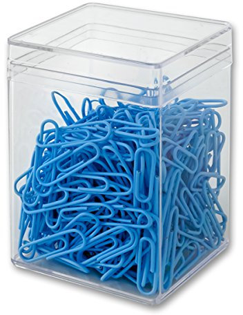 Victory Office Products 60286H300-07 Büroklammern 28 mm 300 Stück blau kunststoffummantelt