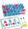 RASSE Magnetic Alphabet Letters 234 Pcs Foam Educational Alphabet Refrigerator Magnets