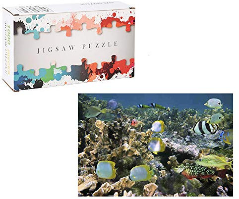 AKT Intelligenz Puzzle 1000 STK - Kinderspielzeug Puzzles aus Pappe zum Kinder Lernspiele, Brain Challenge Puzzle, Druckentlastung,K