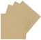 FarbenFroh by GUSTAV NEUSER 50 Einzel-Karten Quadratisch - 15 x 15 cm in Karamell (Braun) - 240 g/m² - blanko Bastel-Karten, Postkarten, Bastelkarton in Ton-Papier Qualität