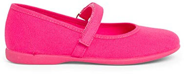 Pisamonas Scarpe Bambina Tela Chiusura A Strappo Fino Misurare 19 Colore Rosa Fluo
