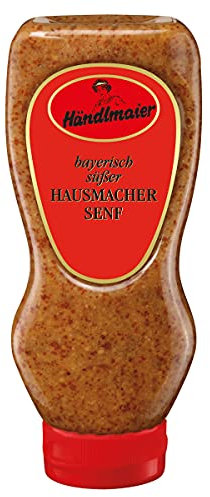 Händlmaiers Hausmachersenf süß in der Squeeze Flasche Vegan 400ml