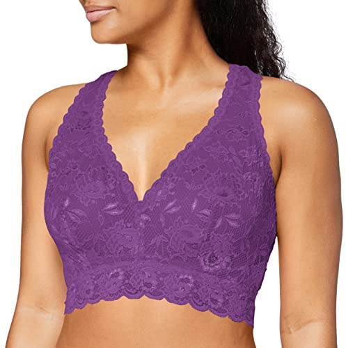 Cosabella Women's Say Never Curvy Racie Racerback Bralette, Cyclamen, L