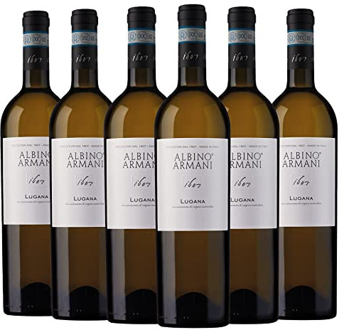 ALBINO ARMANI - Lugana - Lugana DOC 13,5% vol, Confezione 6 Bottiglie x 750 ml, Vino Lugana DOC dal Lago di Garda - ALBINO ARMANI Viticoltori dal 1607