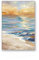Ölbilder Auf Leinwand Handgemalt, Bunte Textur Wellen Meer Himmel Strand Landschaft Abstrakte Moderne Rahmenlose Handgemalte Ölgemälde Auf Leinwand Für Familienwand Wohnzimmer Esszimmer Ho