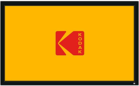 KODAK Projector Screen 120-Inch, Fixed Frame, 4K, Wall Mount