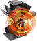 Ofenventilator, Kaminventilator, Ventilator Für Kaminofen, Heizungsventilator, Ofenventilator Ohne Strom Mit 4 Blättern Für Holz/Brennholz/Feuerstelle/Ofenrohr/Pelletöfen/Gasöfen