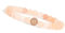 GD GOOD.designs Armband mit Buchstaben H I Personalisiertes Damen Perlenarmband mit Sonnenstein Natursteinperlen und 18K rosé vergoldeter Buchstabenperle - Valentinstag - Geschenk für Sie