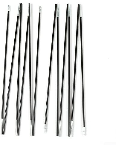 HpLive Tent Pole, awning poles，3.0M Fiberglass Camping Tent Pole Large Capacity Outdoor Support Pole Foldable Pole Awning Frame Kit