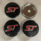 4 Stück 60mm für Auto Radnabenkappen Kompatibel mit für Ford ST Focus X 2 3 Kuga Fiesta Mondeo Ecoboost - stark und robust - Nabenkappe für Auto,60mm-A