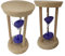 15 Minutes Sablier Minuteur Horloge de Minuterie de Sable 15 Minutes Cadre en Bois Sandglass Timer Accueil Décoration Bureau Ornement Minuterie de Cuisine Hourglass Timer Violet