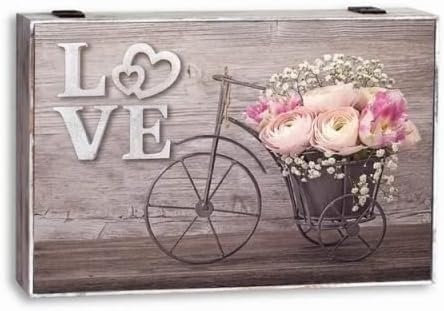 DAMDAM GO | Tapa Contador Para electricos Nórdico de Madera (Love Peonia)