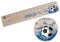 Holz Lineal 15cm - Fußball Holzlineal | Kickstart ins Schuljahr | personalisierbar mit Namen - 15 cm - Holz - fussball personalisierte geschenke schulanfänger einschulung und schulanfang jungs