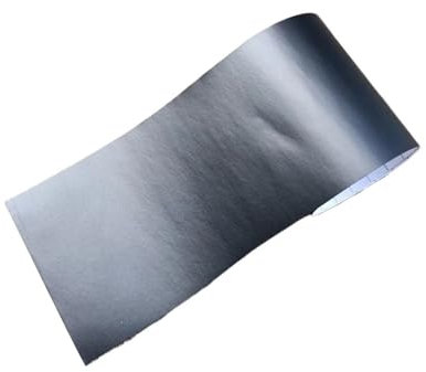 RZL 1 Rotolo di Pellicola vinilica Opaca Nera Lucida con Rilascio d'Aria, Pellicola Adesiva Lucida per carrozzeria Adesivi per Auto(Matte Black,10cmx100cm)